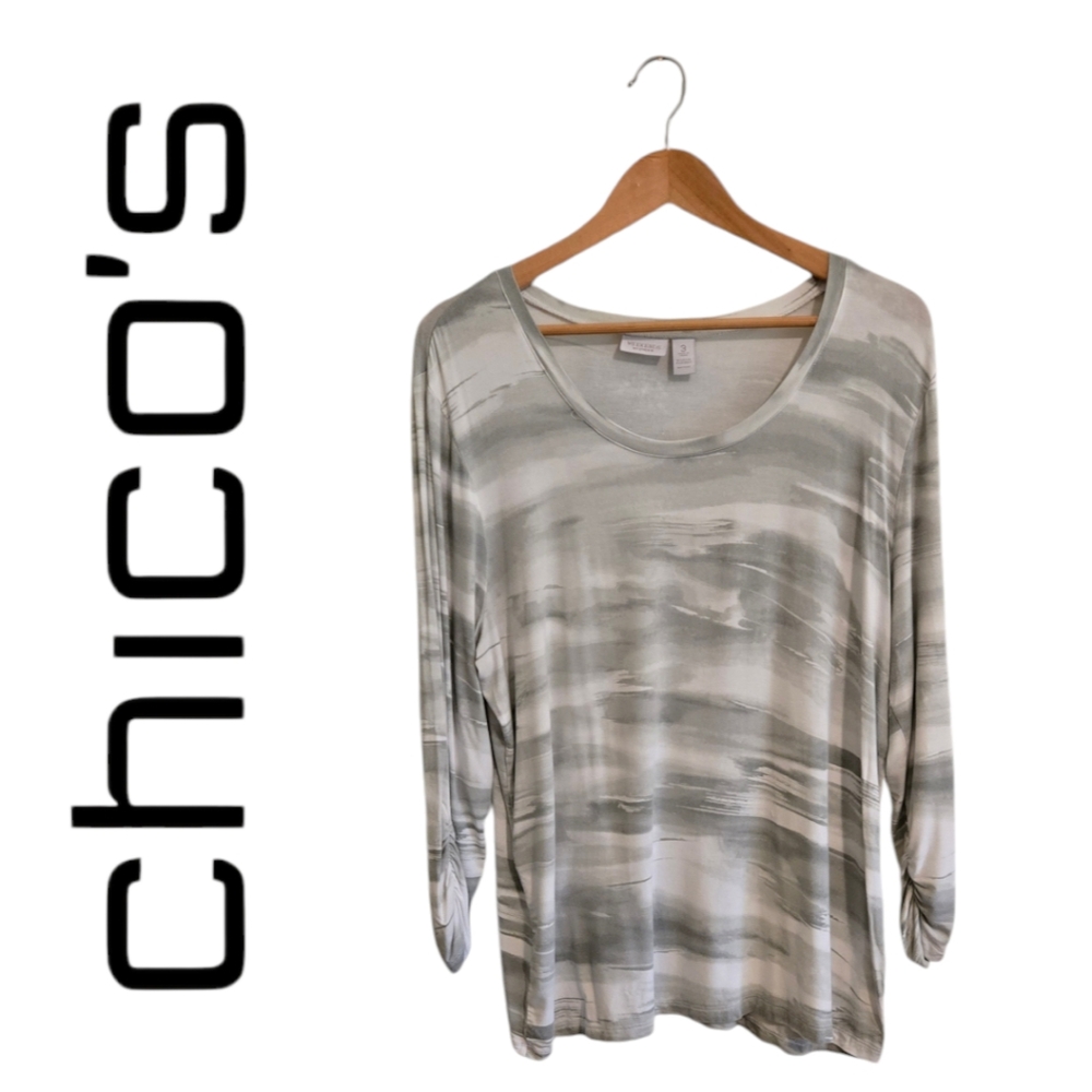 Weekends by Chico's Light Weight Long Sleeve Pullover Size XL